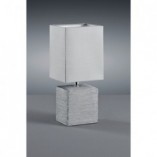 Lampa stołowa ceramiczna Ping, tytanowa Reality | Sklep z lampami