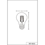 Żarówka LED Globe E27 7W Trio - Ciepłe Światło | Sklep z Oświetleniem