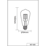 Żarówka Trio Tłok E27 LED - Ciepłe Światło, Elegancja