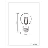 Żarówka Globe E27 LED Trio - Ciepłe Światło, Elegancki Design