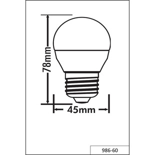 Żarówka Kropla E27 LED Biała Trio - Odkryj Elegancję Światła!