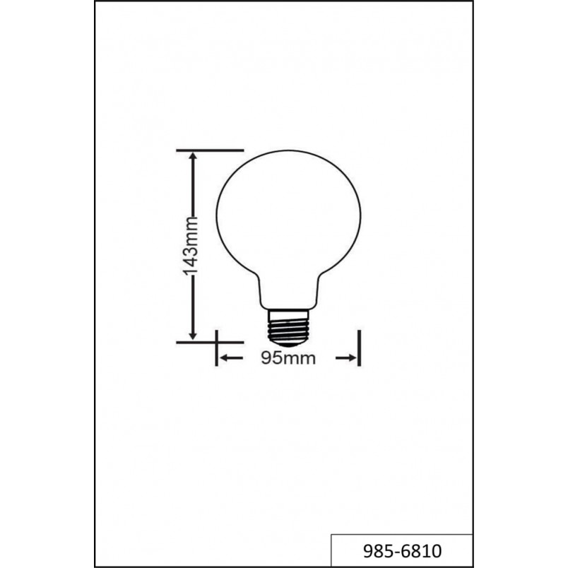 Żarówka Globe E27 LED Trio | 7W, Ciepła Barwa | Kup Teraz!