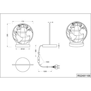 Lampa stołowa Globe LED Reality - Chrom - Kup teraz!