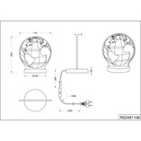 Lampa stołowa Globe LED Reality - Chrom - Kup teraz!