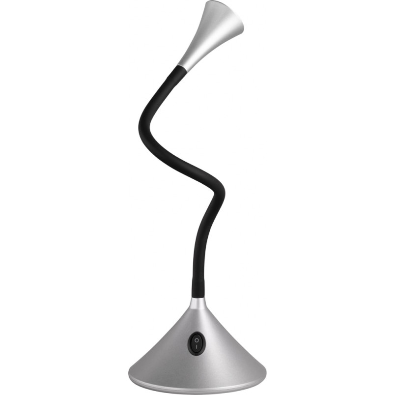 Lampa biurkowa LED Reality Viper - Regulowana, Srebrna | Kup online