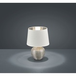 Lampa Luxor 18: Nowoczesna lampa ceramiczna biało-srebrna | Reality