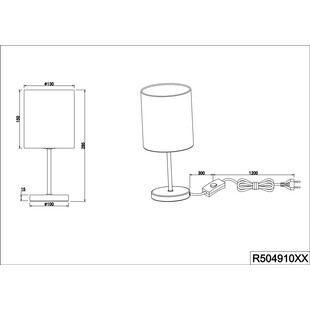 Lampa stołowa nocna Jerry biała - Reality | Eleganckie oświetlenie