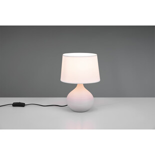 Lampa stołowa Martin biało-cappuccino | Reality