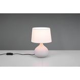 Lampa stołowa Martin biało-cappuccino | Reality