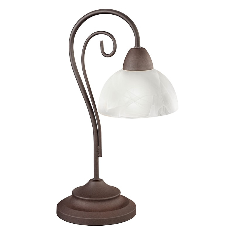 Lampa stołowa antyczna Country, miedź - Reality | Eleganckie oświetlenie