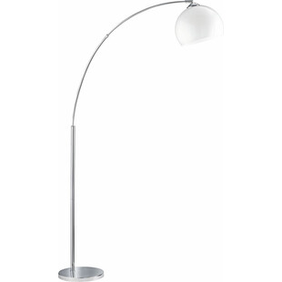 Lampa podłogowa łukowa nowoczesna Brasilia Biały/Chrom marki Reality