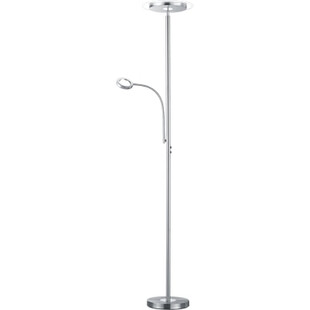 Lampa podłogowa z lampka do czytania Ackbar LED Nikiel Mat marki Reality