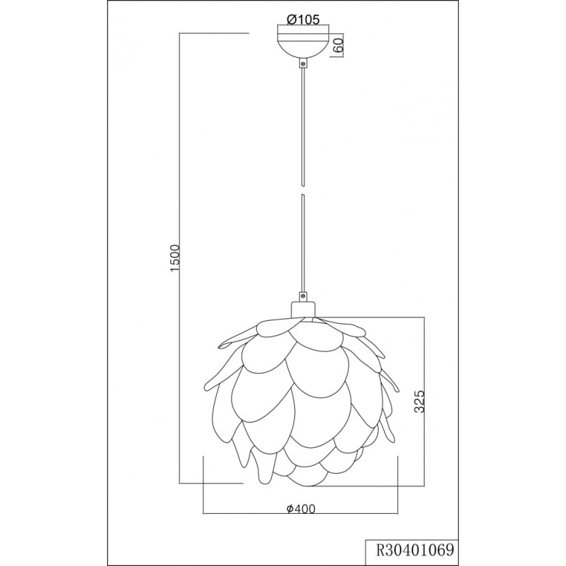 Lampa wisząca Clover Reality | Multikolor, Art Deco | Kup online