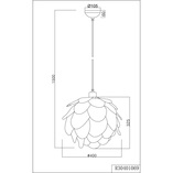 Lampa wisząca Clover Reality | Multikolor, Art Deco | Kup online