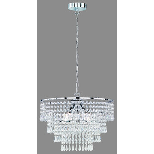 Żyrandol glamour kryształowy Orient 42 Przezroczysty/Chrom Reality