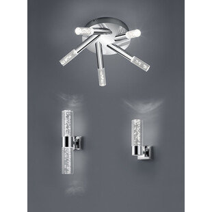Plafon łazienkowy LED Trio Bolsa 5 | Chrom | Nowoczesny