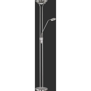 Lampa podłogowa z lampka do czytania Spock LED Nikiel Mat marki Reality