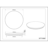 Plafon LED Nagano z pilotem | Trio - 79cm, Biały