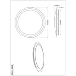 Plafon LED Miko 85cm - Trio | Ściemniacz, Pilot