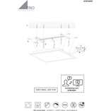Plafon LED Phoenix 62cm Trio - Nowoczesne oświetlenie