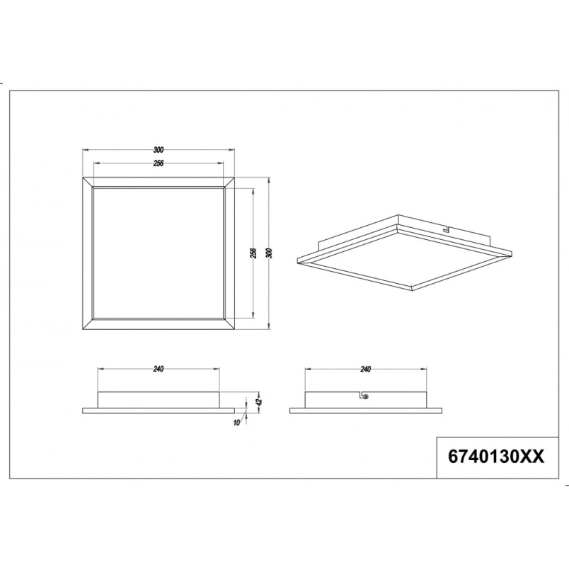 Plafon LED Phoenix 30cm - Trio | Nowoczesne oświetlenie