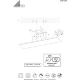 Plafon LED Phoenix 120cm - Trio | Nowoczesne oświetlenie