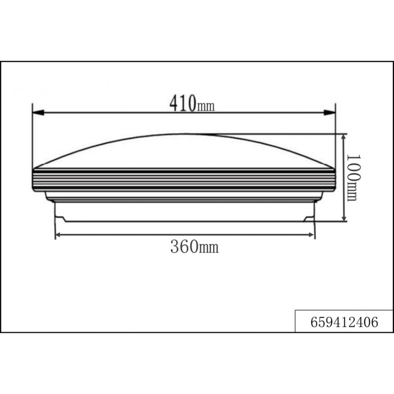 Plafon łazienkowy LED Trio Apart 41cm - Chrom | Sklep