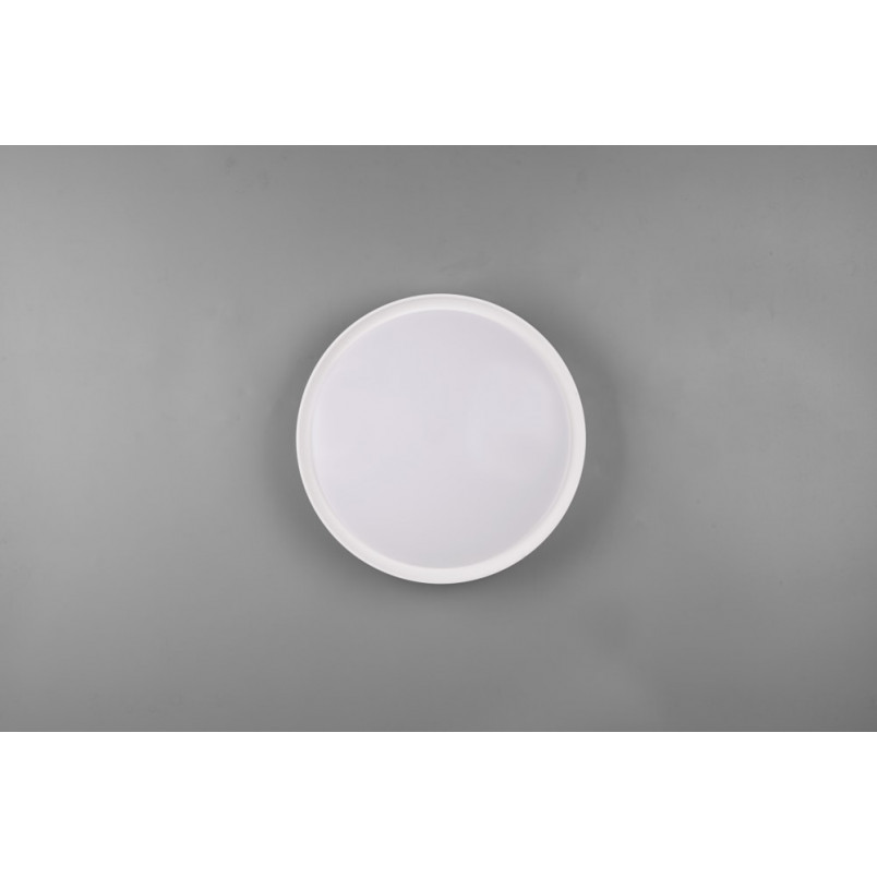 Plafon LED Biały Clarimo 33cm Trio | Minimalistyczny Design