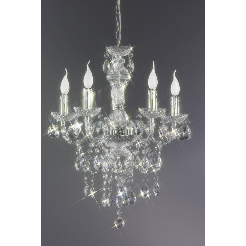 Żyrandol Lustre 52cm - Kryształowy Blask | Reality