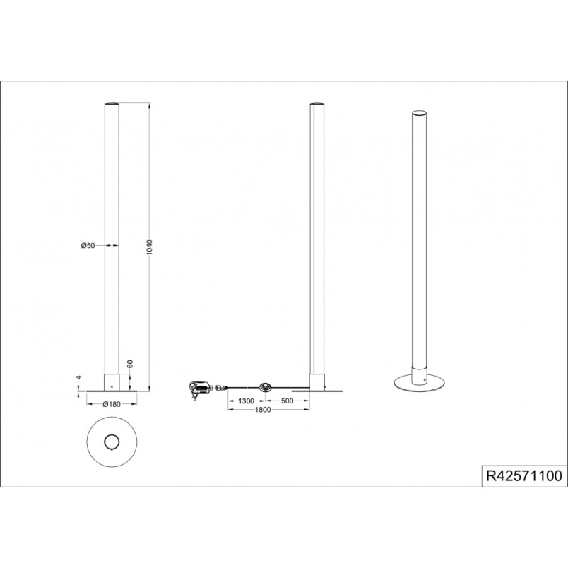 Lampa podłogowa LED Reality Leia - Nowoczesny design