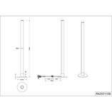 Lampa podłogowa LED Reality Leia - Nowoczesny design