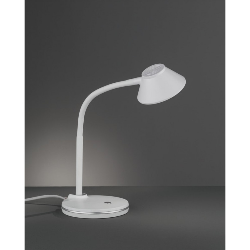 Lampa biurkowa Berry LED biała Reality - Nowoczesne oświetlenie