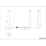 Lampa stołowa LED Reality Leia - Nowoczesny design, sterowanie pilotem