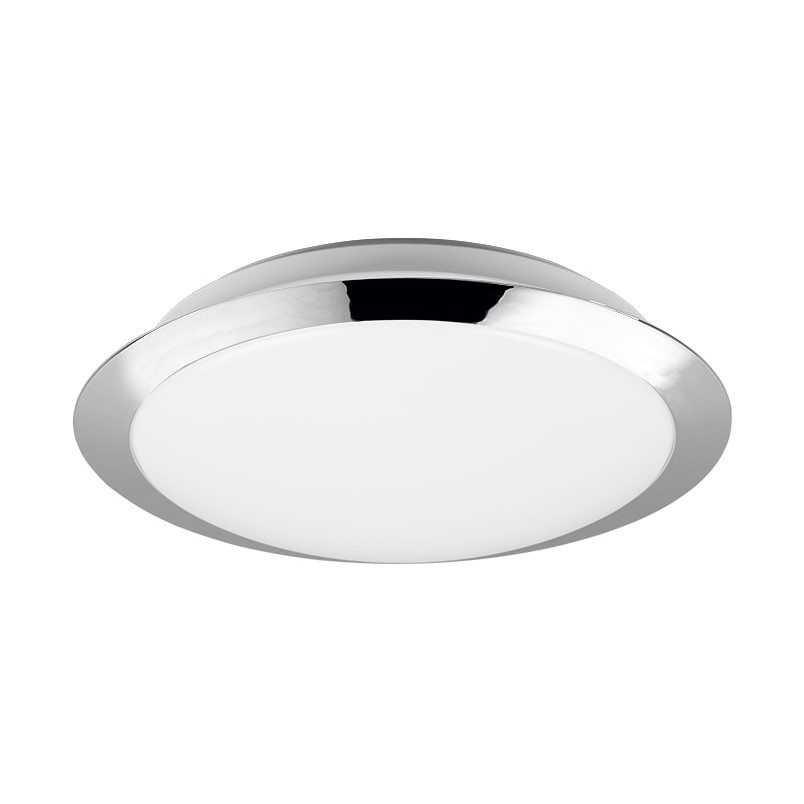 Plafon łazienkowy LED Trio Umberto - 29cm, srebrny | Sklep