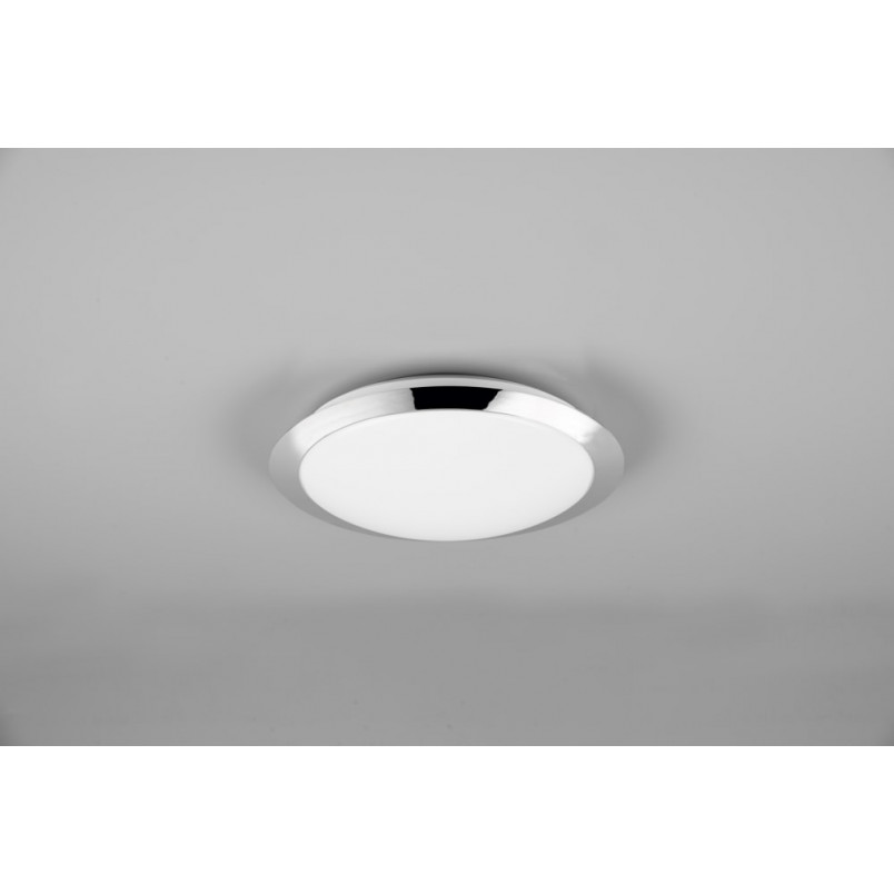 Plafon łazienkowy LED Trio Umberto - 29cm, srebrny | Sklep