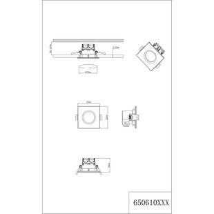 Lampa LED Trio Zagros 8cm - Biały Mat | Downlight IP65
