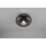 Plafon Loft Johann | Trio - Czarny, E27 | Kup Teraz!