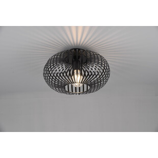 Plafon Loft Johann | Trio - Czarny, E27 | Kup Teraz!