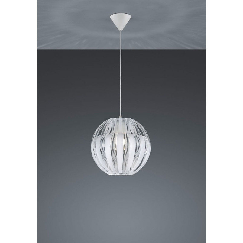 Lampa Glamour Reality Kula Biała 30cm - Eleganckie Oświetlenie