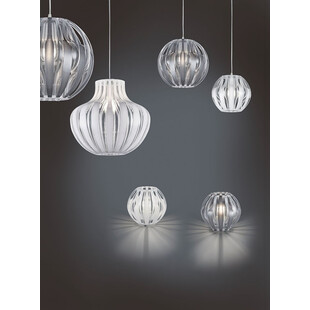 Lampa Glamour Reality Kula Biała 30cm - Eleganckie Oświetlenie