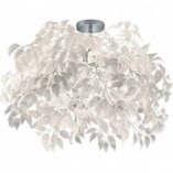 Plafon Leavy 70cm biały/chrom - Elegancki design | Reality