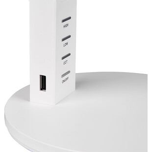 Lampa na biurko nowoczesna Ava LED biała Trio