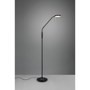 Lampa podłogowa LED Monza czarna | Trio - Nowoczesny design