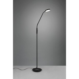 Lampa podłogowa LED Monza czarna | Trio - Nowoczesny design
