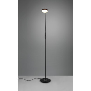 Lampa podłogowa LED Monza czarna | Trio - Nowoczesny design