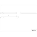 Kinkiet LED Fabio czarny 120cm - Trio | Oświetlenie łazienkowe