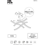 Plafon nowoczesny Route 46 LED Nikiel Mat marki Reality