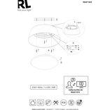 Plafon LED Ponts czarny 45cm | Reality - Oświetlenie