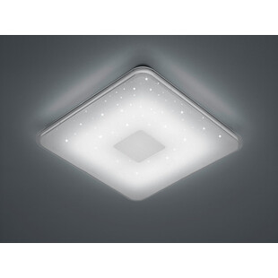 Plafon LED Samurai 42cm z pilotem - Trio | Biały