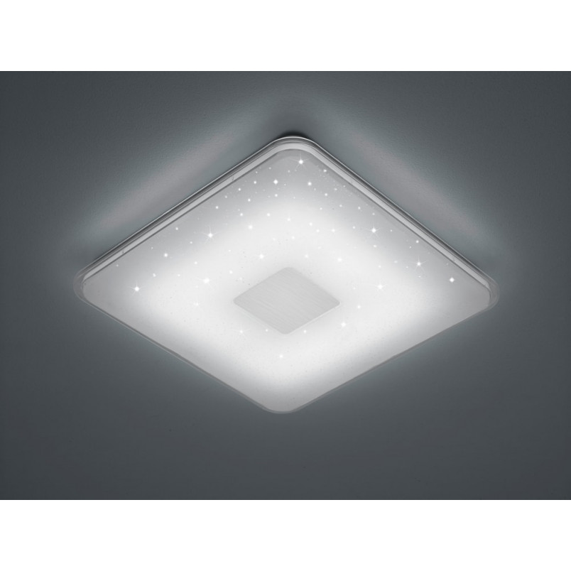 Plafon LED Samurai 42cm z pilotem - Trio | Biały